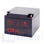CSB GP12260, Batteria AGM ermetica ricaricabile al piombo 12v 26Ah. Term. M4 vite ad inserzione