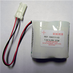 SAFT 2LSH14P SAFT battery pack consisting of 2 x LSH14 SAFT 3.6V 11.60Ah. with free cable outlet 30cm.