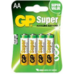 GP15A-BC4-10, Scatola 10 blister da 4 pile (40 pile), pila alcalina, Size AA , Stilo