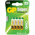 GP24A-BC4-10, Scatola da 10 blister da 4 pile ( 40 pile) alcaline Ministilo , size AAA, LR03
