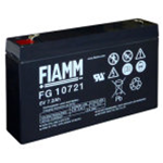 FG10721, FIAMM Batteria ermetica al piombo 6V 7,2Ah. Faston 4,8mm.