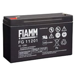 FG11201, FIAMM Batteria ermetica al piombo 6V 12Ah. Faston 4,8mm.