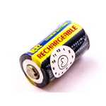 40108_GMBH, Battery universal CR2, Li-ion Ricaricabile, 3,0V, 250mAh, 0,7Wh