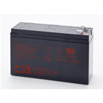 CSB HR1224WF2F1, Batteria ermetica ricaricabile al piombo 12v 24W, Faston 4,8mm / 6,3mm. Dim.15,1x5,1xH.9,4cm
