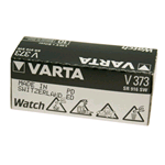 V373 Varta, Box 10 pile Silver Oxide 1,55V. Equivalente: SR916SW, 373, D373, SB-AJ, 617, 280-45, 080-D40. IEC: SR68