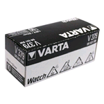 V379 Varta, Box 10 pile Silver Oxide 1,55V. Equivalente: SR521SW, 379, D379, SB-AC, JA, 618, 280-59, 080-D39. IEC: SR63