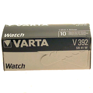 2x D392 VARTA BATTERIEN KNOPFZELLEN V392 SR41W SR41 SR736 D392 247B  SB-B1 RW47 