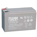 12FGHL28, FIAMM Batteria ermetica al piombo High Rate Long Life (vita di progetto: 10 anni a 20°C) 12V 7,2Ah. (C20) Faston 6,3mm