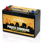 ZPC120065, Batteria Zenith ZPC120065 Power Cranking AGM ad alto spunto di avviamento. 12V 100Ah. (20 hr.) 1170 CA (0°C)