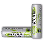 5030791, Batteria ricaricabile Ni-MH 1,2V 1300mAh size AA MaxE, precaricate, in box da 50 pz.. Marca: Ansmann