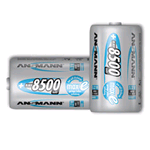 5035361, Ni-MH rechargeable battery 1.2V 8500mAh size D MaxE, pre-charged, in box of 10 pcs. Brand: Ansmann