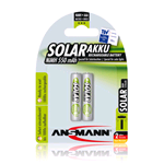 1311-0001, Blister 2 batterie ricaricabili Solar 1,2V 550mAh size AAA. Marca: Ansmann
