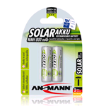 5035513, Blister 2 batterie ricaricabili Solar 1,2V 800mAh size AAA. Marca: Ansmann