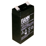 FG10381, FIAMM Batteria ermetica al piombo 6V 3,8Ah. Faston 4,8mm.