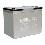 12FGL80, FIAMM Batteria ermetica al piombo 12V 80Ah. Vita di progetto: 10-12 anni a 20°C