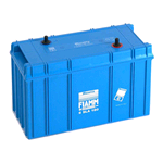 6SLA180, FIAMM, 6V 180Ah.(C10) Dim. 388x173x236mm. Weight: 35Kg. Term. Female M8. OBSOLETE SEE 6SLA180L