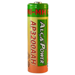 202165, AP3200AAH. Batteria NI-MH AA 1.2V Digital 3200, Capacità 2500 mAh a norma IEC/EN61951-2. Marca: Alcapower