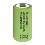 202033, AP4500CH. Ni-MH C 1.2V 4500 mAh battery. Brand: Alcapower