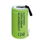 202016, AP2400SCHV1P. Accumulatore Ni-MH SC 1,2V 2400 mAh T.SALDARE. Marca: Alcapower