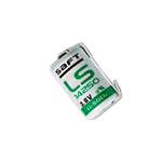 SAFT LS14250CNR con lamelle larghe 3 3 mm. Batteria litio Primary lithium-thionyl chloride (Li-SOCI2), 3,6V, 1,2 Ah. size 1/2 AA