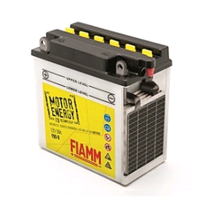 12N10-3A FIAMM, Batteria Moto FIAMM MotorEnergyAcido libero carica secca  con acido specifico a corredo 12V 10Ah. (10hr.) Corrente di spunto 100A  (CCA