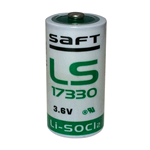 SAFT LS17330 Batteria litio, Primary lithium-thionyl chloride (Li-SOCl2) 3.6V 2100mAh. Size: 2/3A