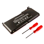 53134_GMBH, Battery for MacBook Pro 17 inch. A1331, Li-Po, 10,95V, 5800mAh, 63,5Wh, black
