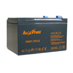 ALC12-14CY (206005), Batteria AGM Ermetica Ricaricabile Piombo per uso ciclico, Ciclica 12V 14Ah. Faston 6,3mm. Alcapower, Dim.15,1x9,8xH.9,5cm