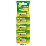 GP23AE-C5, Blister 5 Pile per Telecomandi. Pila alcalina 12V. Equivalente: Varta V23GA, Duracell MN21.