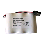 PA300SCH3BMX, Batteria Ricaricabile Ni-Mh 3,6V 3000mAh compatibile con Honeywell TDI 3,6V 2200mAh 51199942-300 (061107-01)