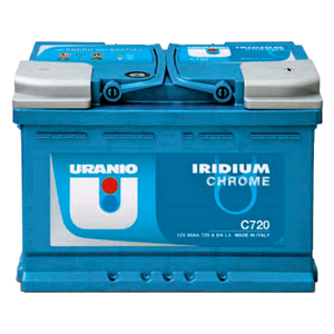 Vendita C600 Batteria Auto Uranio (by Fiamm) Iridium 60Ah. 600A EN Polo  Pos.: DX. Cod. 7905266 (ex 860.600D). Gruppo Dim.: L2B. Fis. Base: B13  Uranio - C600