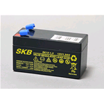 SKB SK12-1,3, Batteria AGM ermetica ricaricabile al piombo 12v 1,3Ah. Term. Faston 4,8mm.