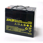 SKB SK12-55(6FM55), Batteria AGM ermetica ricaricabile al piombo 12v 55Ah. (10 hr.) , 57,2Ah (20 hr.). Term. Round M6