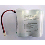 SAFT 2LSH20-TECNOX SAFT Lithium battery pack D-size spiral cell. 7.2V 13Ah + cable and connector for Tecnox systems