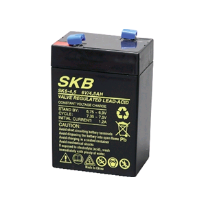AGM Batteria ricaricabile al Piombo 6V 4Ah 4,5Ah 5Ah con connettore Faston 4,8 mm 