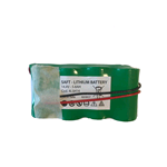 SAFT 4LSH14 SAFT battery pack consisting of 4 x LSH14 SAFT, 14.4V 5.8Ah. with free cable outlet 30 cm.