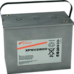 XP6V2800, Batteria AGM Exide Sprinter 6V 195Ah.(C10) serie XP, NAXP062800HP0FA, XP6V2800, Terminale Femmina M6