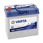 545158033 (B34) VARTA, Batteria auto Varta 12V 45Ah 330A(EN), SX (1), BLUE dynamic, Codice: B34