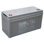 12FGL120, FIAMM Batteria ermetica al piombo 12V 120Ah. Round M6. Vita di progetto: 10-12 anni a 20°C