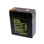 SKB SK4-3, Batteria AGM ermetica ricaricabile al piombo 4V 3Ah. Term. Faston 4,8mm.