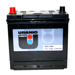 845.380D, Batteria Auto Uranio (by Fiamm) 12V 45Ah. 330A EN Polo Pos.: DX. Cod. 9509010300. Gruppo Dim.: E2. Fis. Base: B01