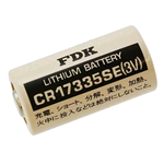 CR17335SE, Sanyo FDK Battery 2/3A Lithium Manganese Dioxide 3V 1200mAh  size 2/3A (tasto alto)