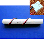 BT253311+MLX5264-03, Alternative to Beghelli cod. 8816H, Battery pack for Panasonic emergency lamps Ni-Cd 2.4V 2500mAh.