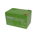 SKB SKEV12-12, Batteria AGM ciclica (deep cycle) ermetica ricaricabile al piombo 12v 12Ah. Faston 6,3mm.