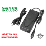 701055, Caricatore per pacchi batteria Hoverboard 42V 2A