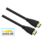 990006, Cavo Nero HDMI 2.0a - 4K-2K Spinotti 19+1 pin Oro, 5m