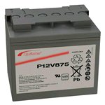 P12V875, Batteria AGM Exide Sprinter 12V 41,00Ah.(C10) serie XP, NAPW120875HP0MC, P12V875, Terminale Femmina M6