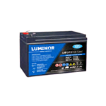 LGB12-7,2 Luminor, Batteria al piombo 12V 7.2Ah AGM, Term. Faston 4,8mm.