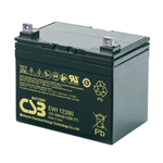 EVH12390 CSB, Batteria ciclica (deep-cycle) ermetica ricaricabile al piombo 12v 39Ah. Terminale B5-L , accetta dado e bullone M6, CSB (Hitachi Chemical Group)