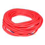 929922, Cavo Tessile Flessibile Tondo Rosso 2x0,75 m10